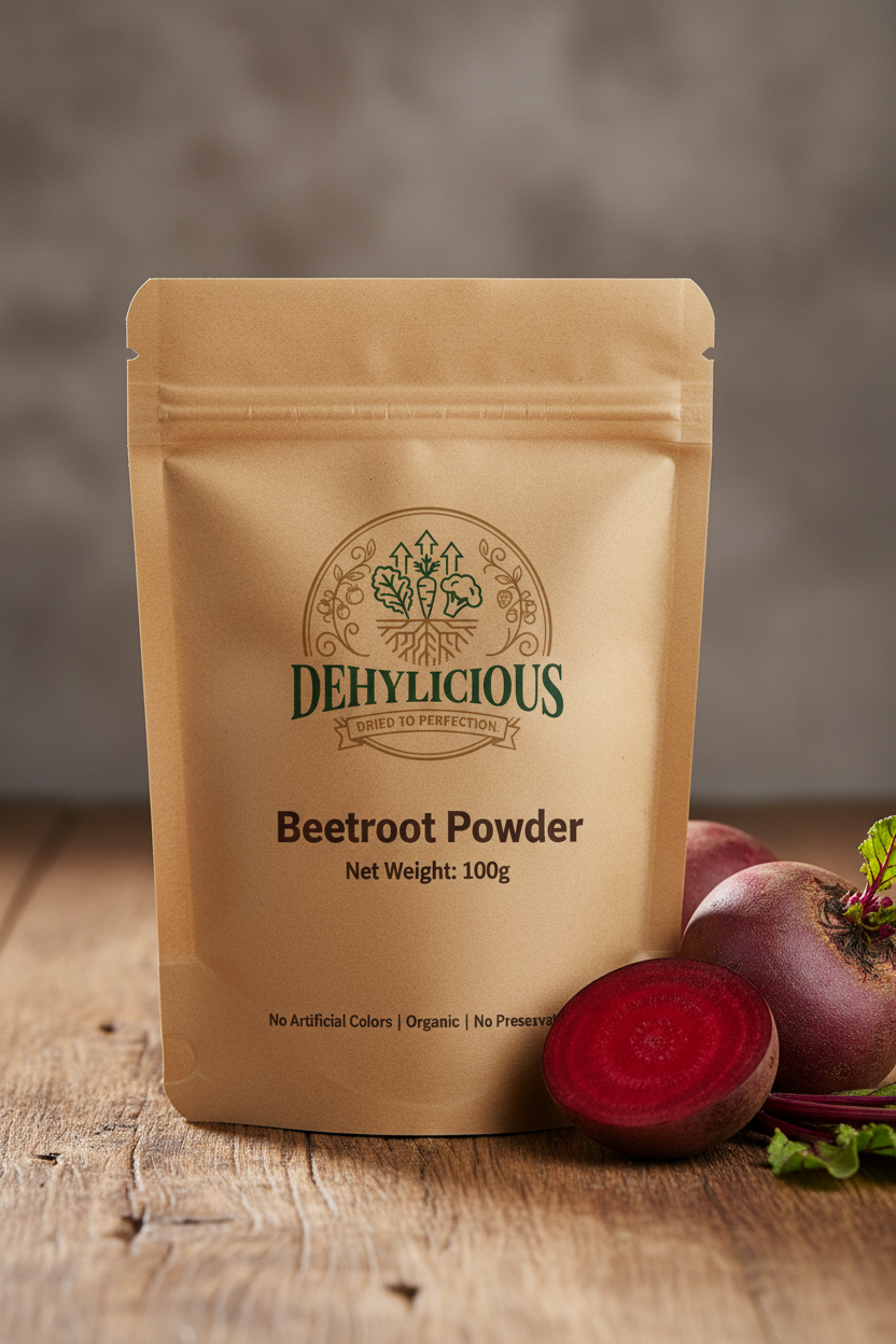 Dehylicious Beetroot Powder Kraft Pouch