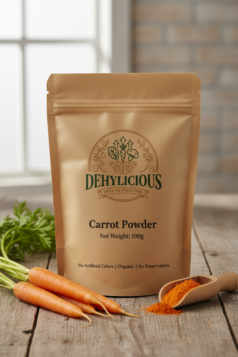 Dehylicious Carrot Powder Kraft Pouch