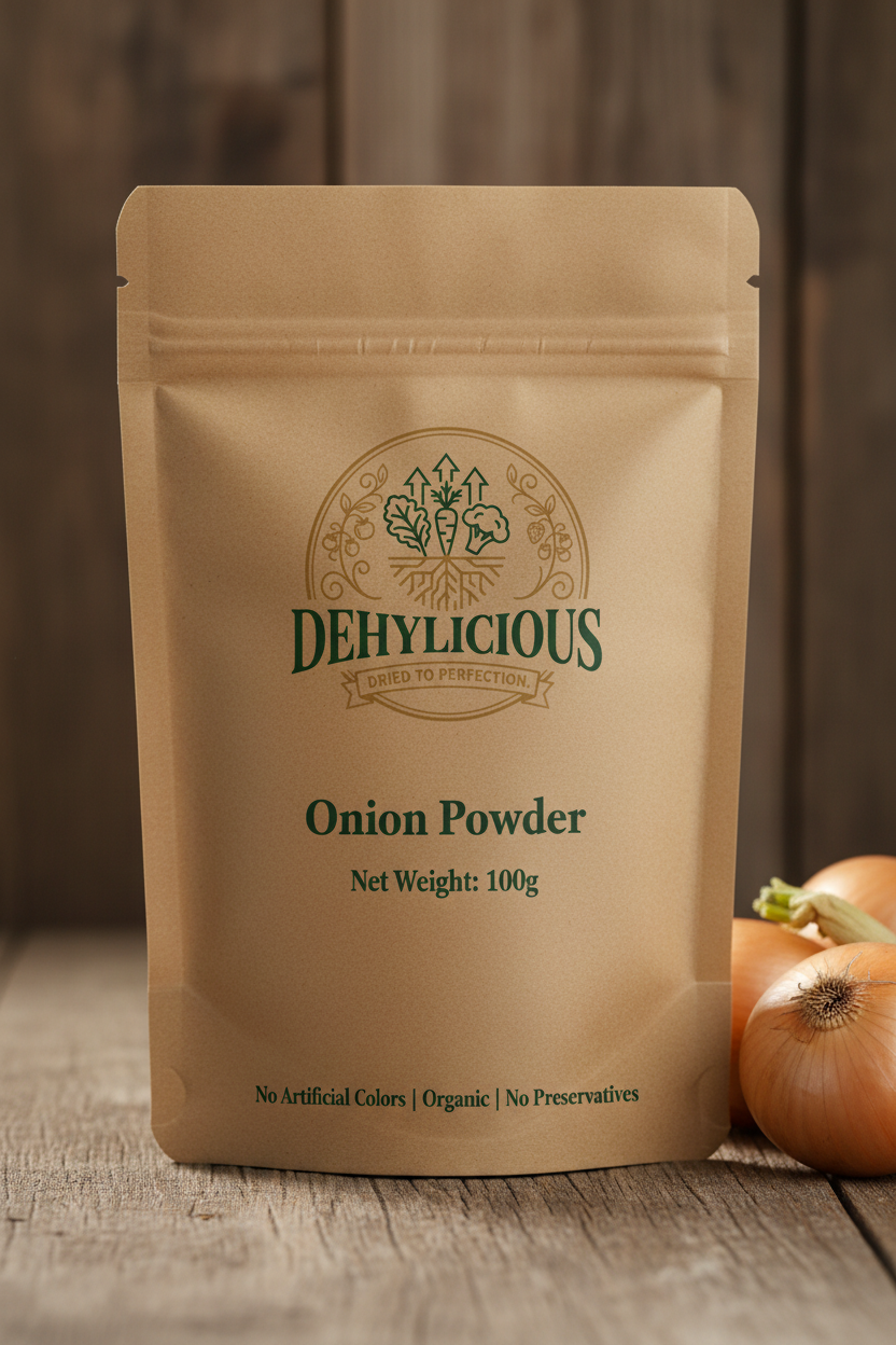 Dehylicious Onion Powder Kraft Pouch